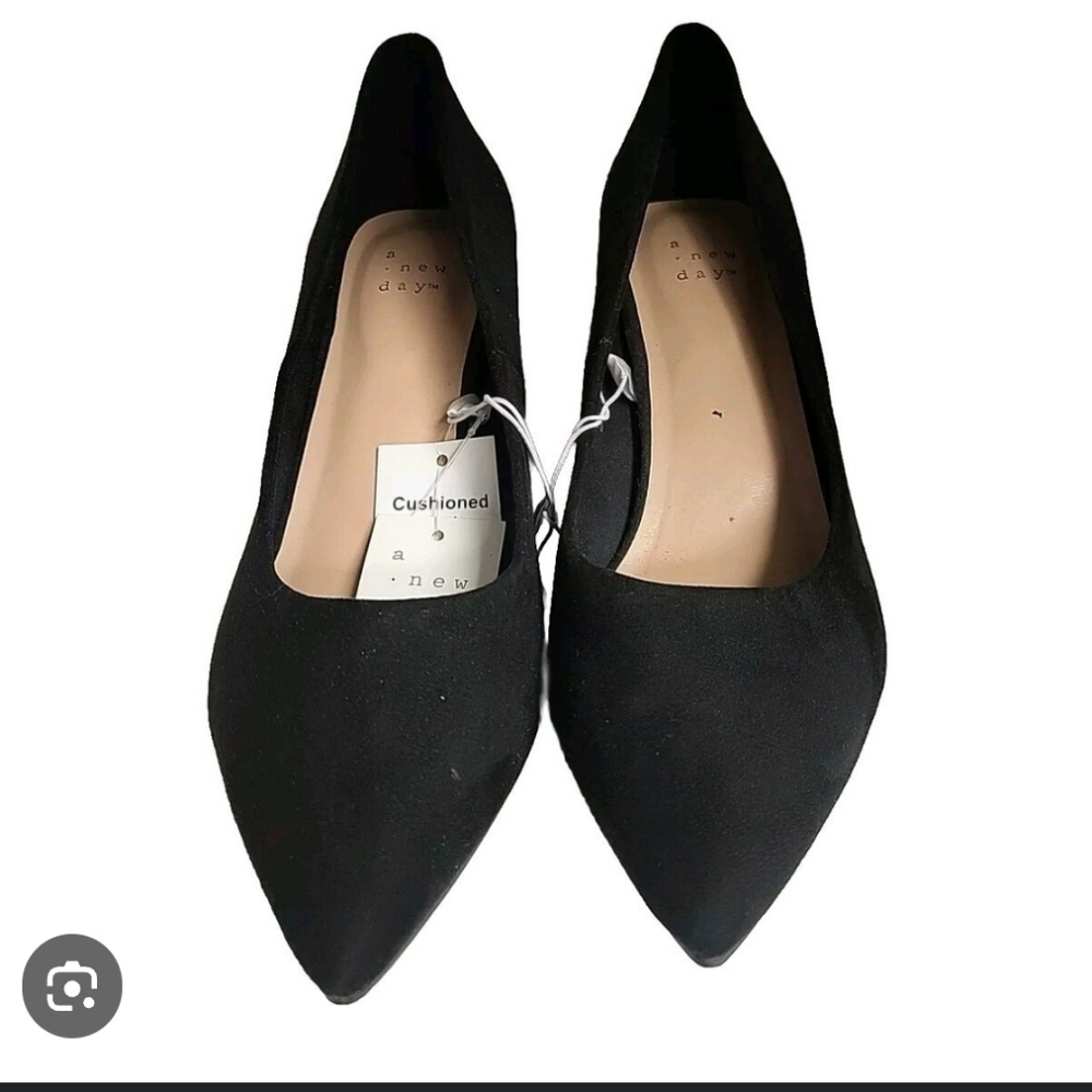 A New Day Women's Cushioned Black Loafers